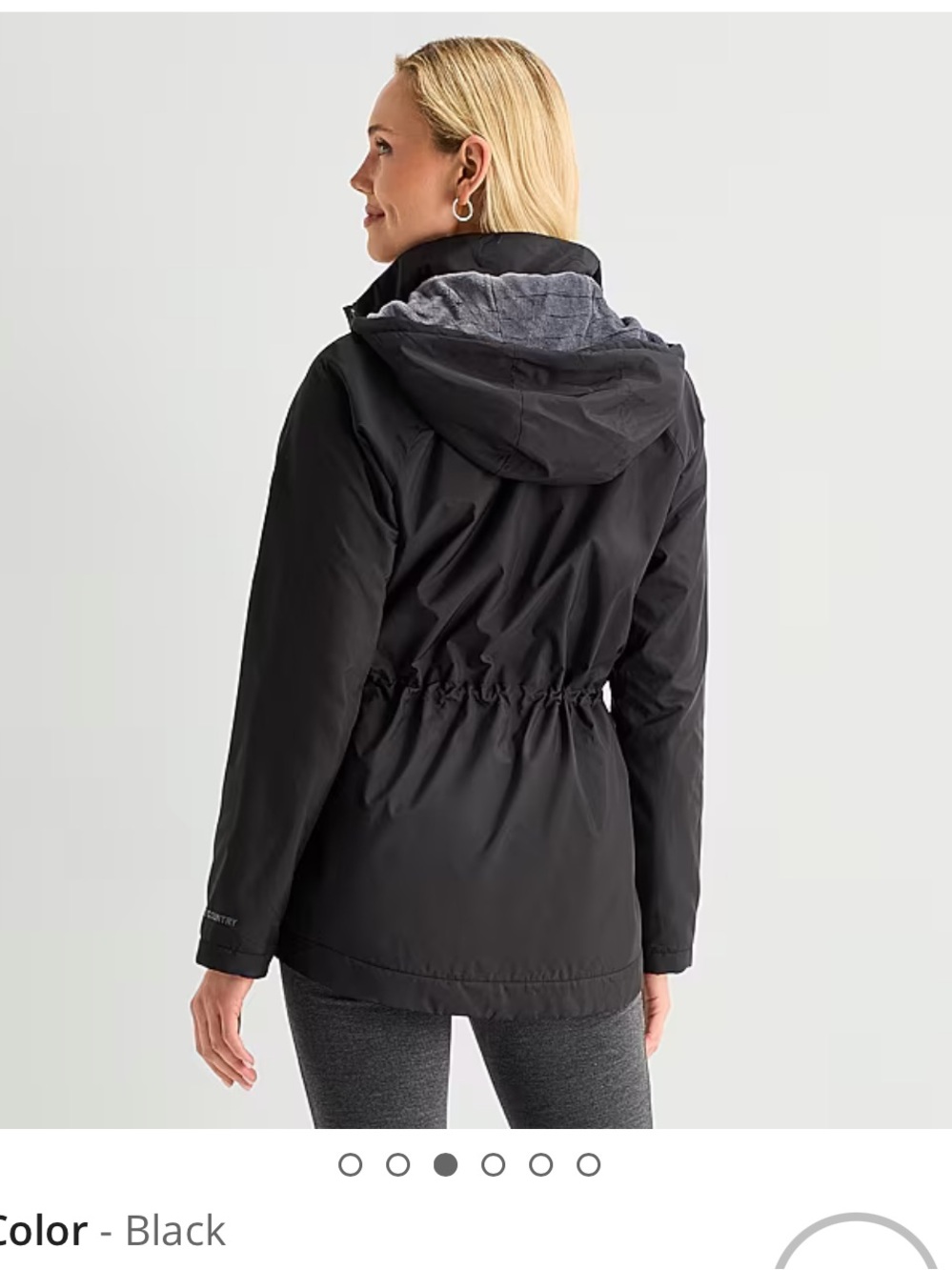 Free Country Womens Water Resistant Fleece Lined Lightweight Windbreaker